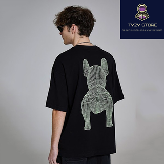 ✅ áo thun lifework - áo lifework con chó bản cao cấp full tag form unisex cho nam nữ màu trắng đen siêu trendy