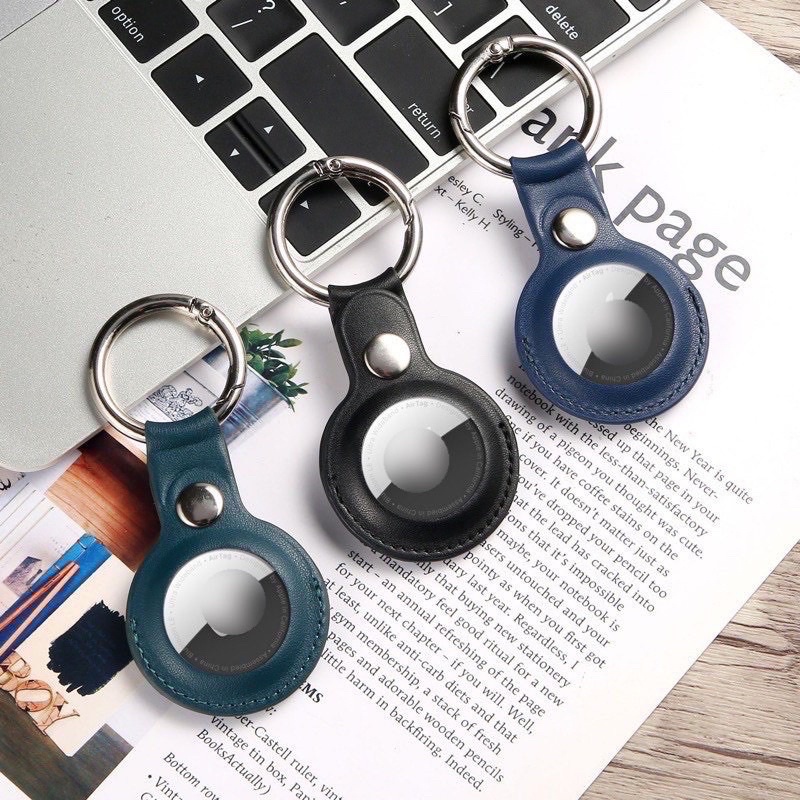 Bao Da Có Móc Khóa Chống Rơi Cho Apple Airtag