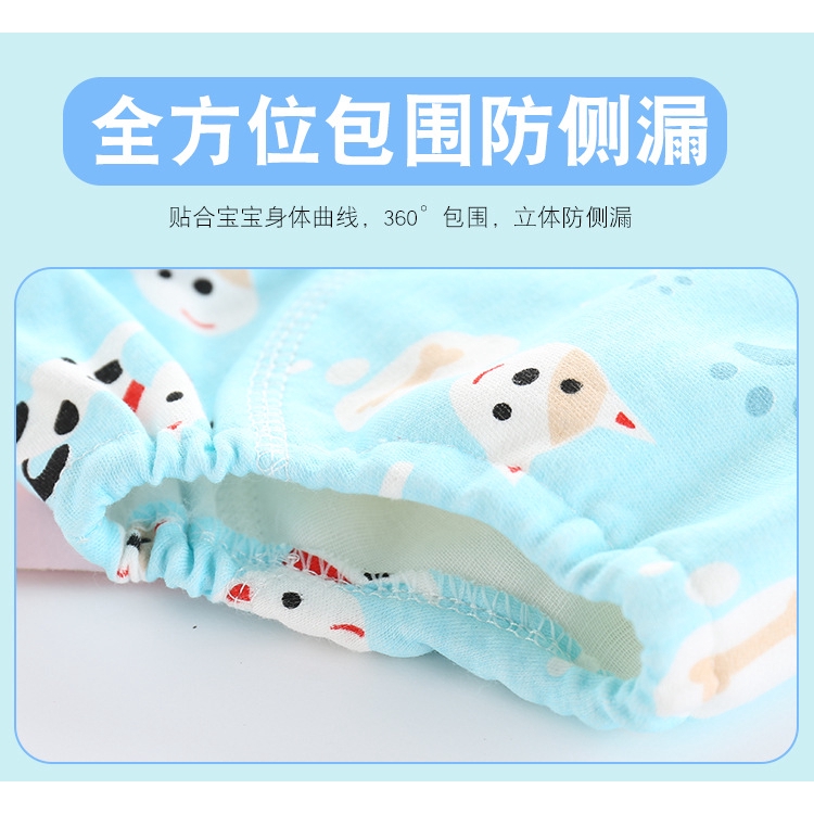 Quần Tã Vải Cotton Chống Thấm Nước Có Thể Giặt Sạch Tiện Lợi Dành Cho Bé