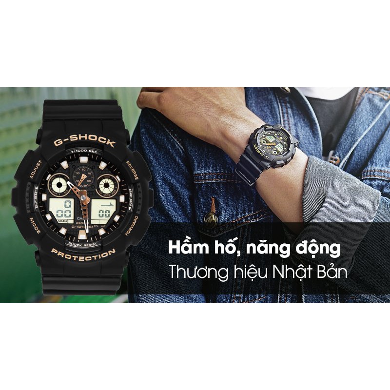 FEREESHIP**Đồng hồ Casio G-Shock Nam GA-110+Cho những bạn khi đang yêu