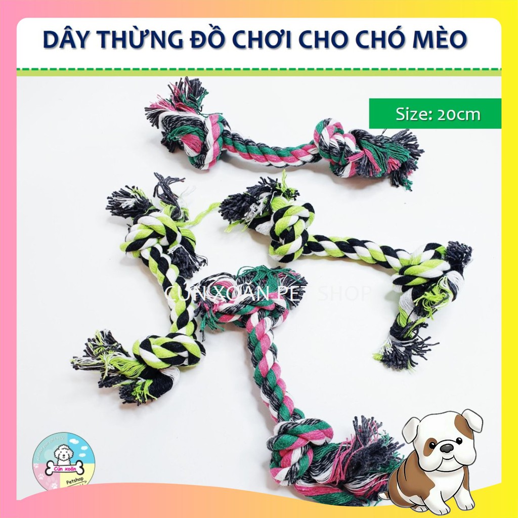 Đồ chơi cho chó mèo - Dây thừng