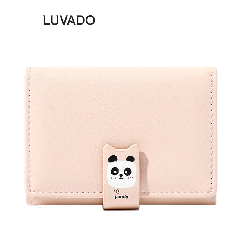 [Mã WABRWB24 giảm 30K đơn 99K] Ví nữ mini cute ngắn cao cấp TAOMICMIC nhỏ gọn nhiều ngăn thời trang LUVADO VD389