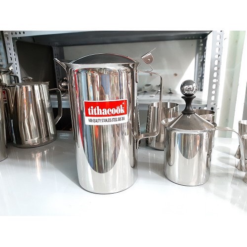 Ca inox, ca nước inox 304 có nắp và không nắp loại lớn 2 lít