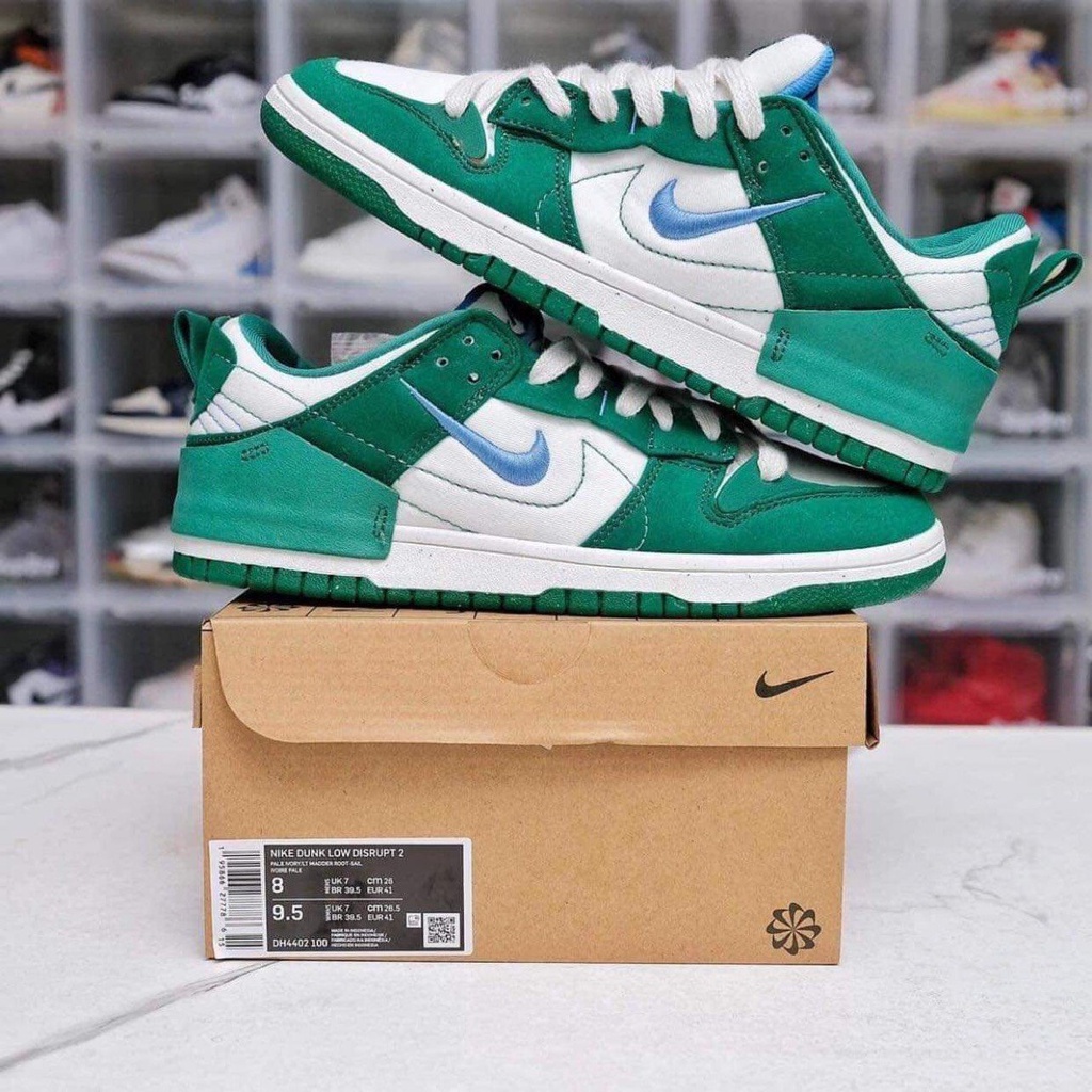 Giày Sneaker Dunk Low Disrupt 2 "Malachite Green",Giày Dunk Low Xanh Lá Best Quality