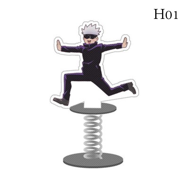 Mô hình nhân vật hoạt hình Satoru làm từ acrylic bền bỉ có giá đỡ tiện lợi