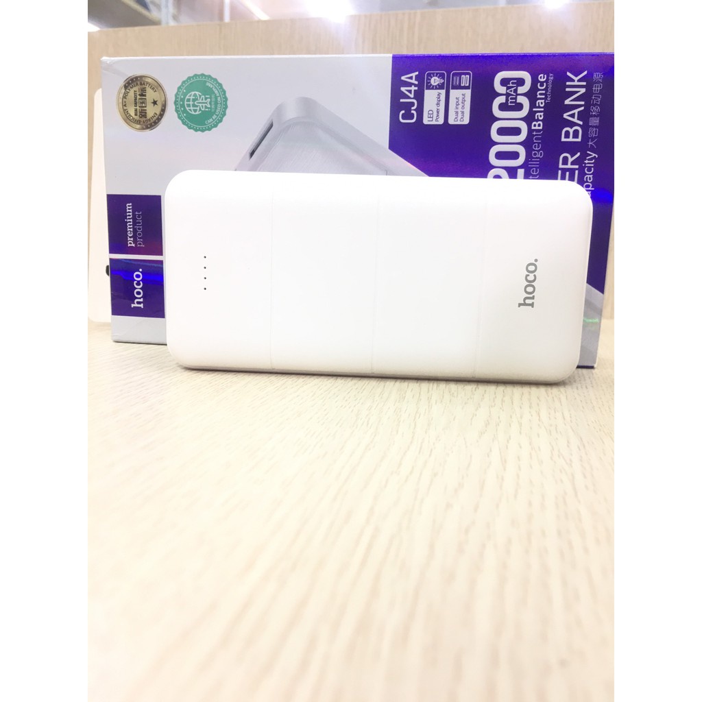 Pin Sạc Dự Phòng Hoco CJ4A Dung Lượng 20000mAh Sạc Bền Dùng Tiện Lợi Thời Gian Sạc Khủng, Thiết Kế Thời Trang Đẹp Mắt.