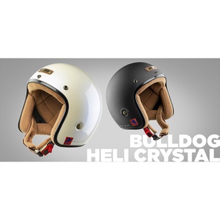 Mũ bảo hiểm bulldog heli sợi thuỷ tinh - nón 3/4 bulldog heli sợi thủy tinh chính hãng