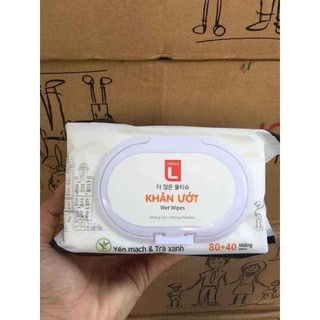 Khăn giấy ướt lotte(120 tờ)