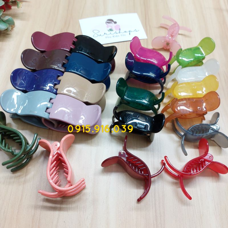 Kẹp Tóc Gấp Kẹp Tóc Càng Cua Honey, kẹp xịn
