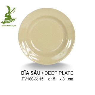 DĨA SÂU MELAMINE SUPERWARE PV180-6/6S