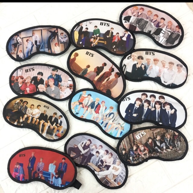 Bịt mắt ngủ BTS có gel mát sa mắt