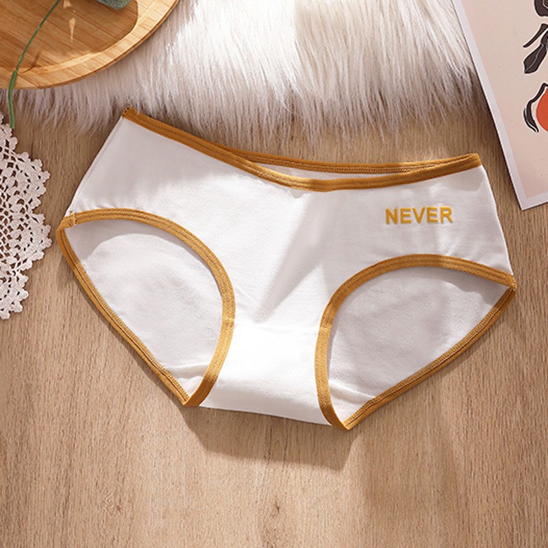 Quần Lót Nữ Cotton Nhiều Màu Phối Viền Siêu Hot