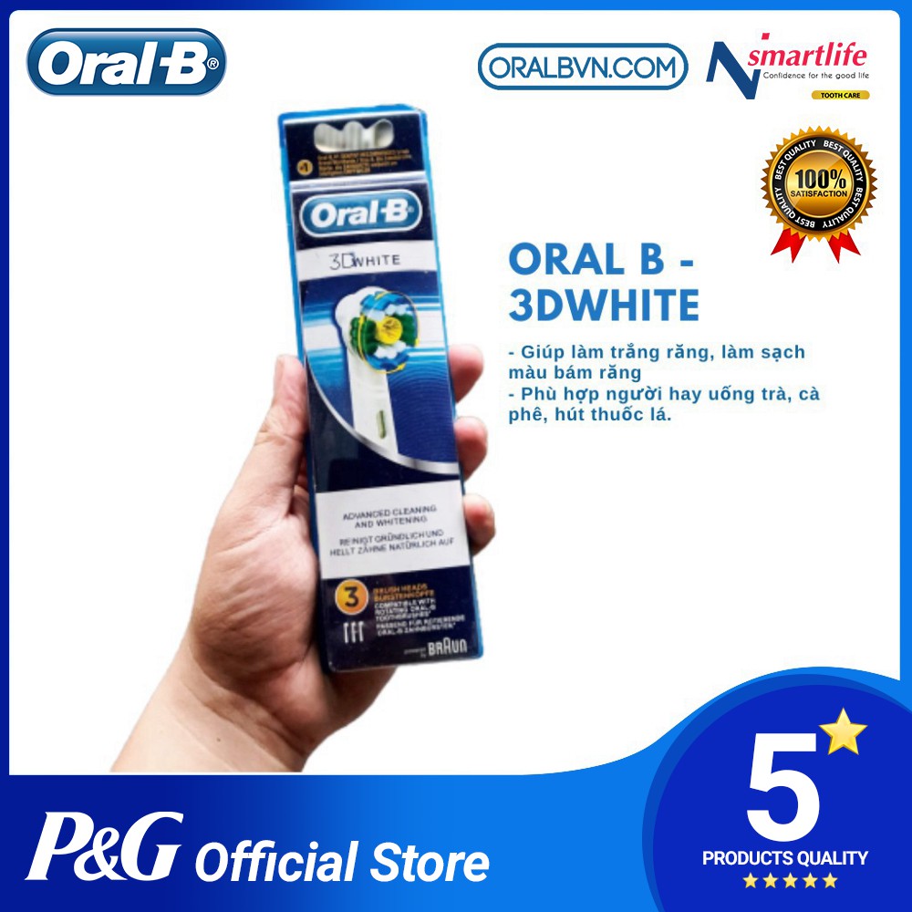 [AUTH] Đầu bàn chải điện Oral B thay thế SENSITIVE dành cho răng nhạy cảm, bảo vệ nướu hạn chế chảy máu răng