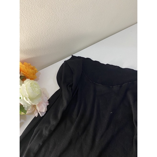 Áo chất tăm xẻ vạt tay dài 3 màu cá tính form ôm | BigBuy360 - bigbuy360.vn