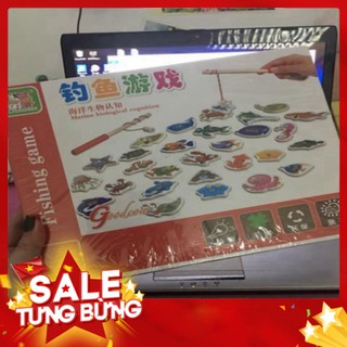 [FREE SHIP] Shop đồ chơi trẻ em 💖FREESHIP💖 Bộ Đồ Chơi Câu Cá Nam Châm Gỗ Cho Bé