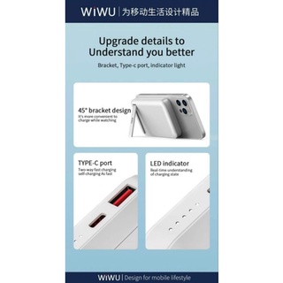 Pin dự phòng Mini WIWU 5.000mah Snap Cube