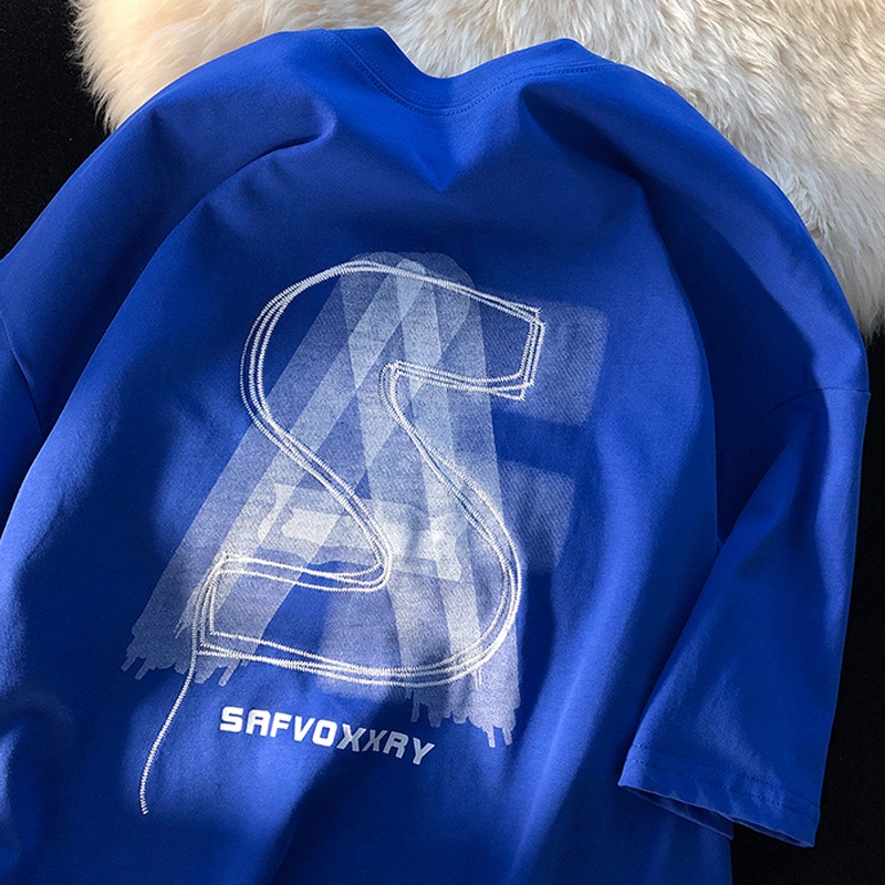 NRVP Áo Thun Nữ Ngắn Tay In Chữ Phong Cách Hàn Quốc