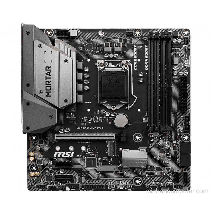 Mainboard MSI B365M Mortar (Intel B365, Socket 1151, m-ATX, 4 khe RAM DDR4)- hàng new full box, bảo hành 36 tháng