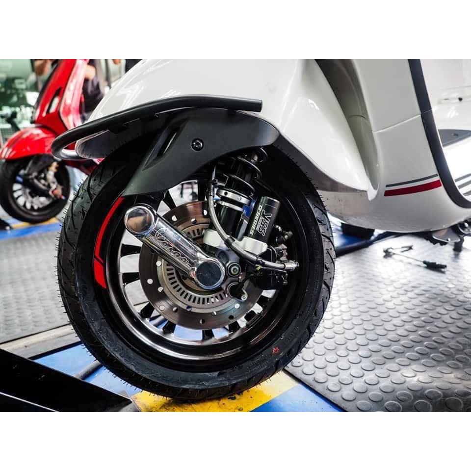 MIỄN PHÍ VẬN CHUYỂN - ỐP CÀNG TRƯỚC  DÒNG XE VESPA CROME MÀU BẠC- Hàng chuẩn, giá lẻ như giá sỉ