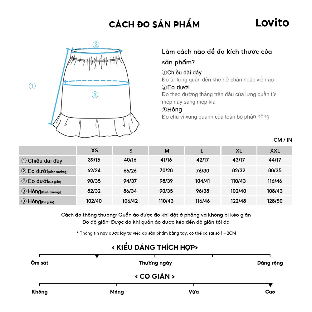 Lovito DAY &amp; NIGHT GLAMOR Váy nữ xẻ tà trơn thanh lịch L32LE049 (Kaki)