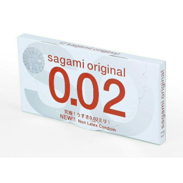 Bao cao su siêu mỏng Sagami Original 0.02mm( hộp 02 cái)