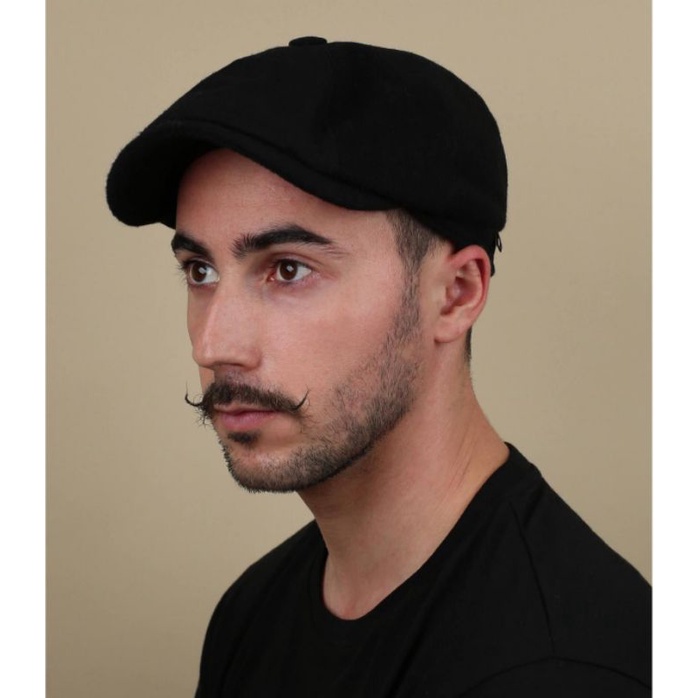 Mũ Lưỡi Trai Màu Đen Trơn Size Lớn Thời Trang Cho Nam Nữ / Nữ / Newsboy Cap / TB16 Mũ / Mũ Đỉnh Cao Cho Thú Cưng