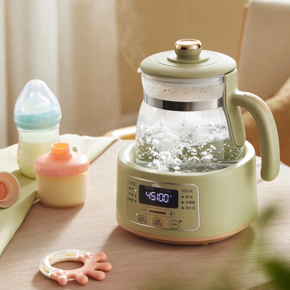 Bình đun và hâm nước pha sữa 1.2L Bear TNQ-D12W7 - Chính hãng - BH 18 tháng