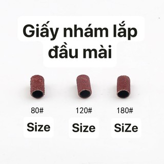 TÚI 100 giấy nhám lắp đầu mài