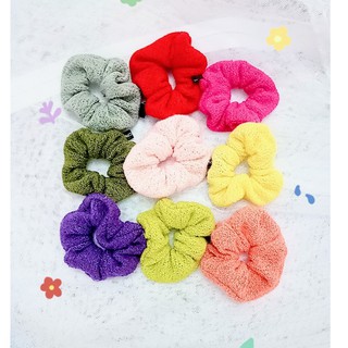 CỘT TÓC VẢI LEN SCRUNCHIES THỜI TRANG HÀNG THÁI