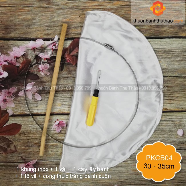 Phụ kiện nồi bánh cuốn cơ bản Thu Thảo (có 5 kích cỡ từ 22cm - 40cm)