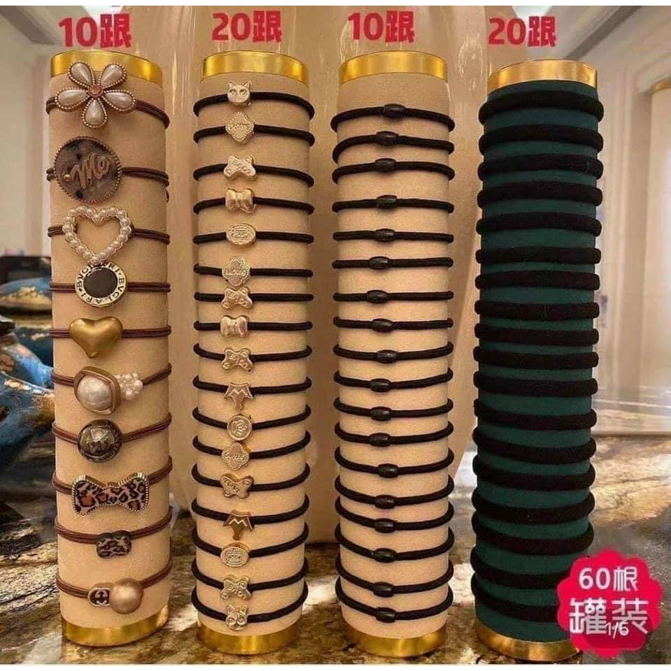 Set cột tóc 60 cái siêu đẹp tiện dụng