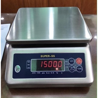 Hàng Chính Hãng - Cân Điện Tử Thủy Sản 15kg Super SS Đài Loan