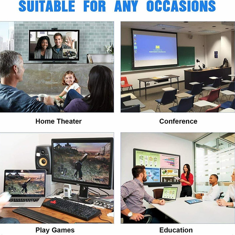 Cáp chuyển đổi USB Type C sang HDMI 4K cho Samsung S10/S9 Huawei P30 For IPad Pro 2018 Type C