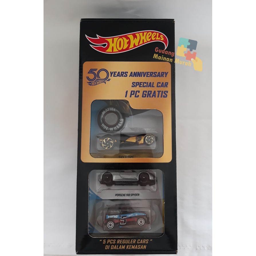 Hotwheels Mô Hình Xe Hơi Kỷ Niệm Lần Thứ 1 Phiên Bản Đặc Biệt 50 Năm