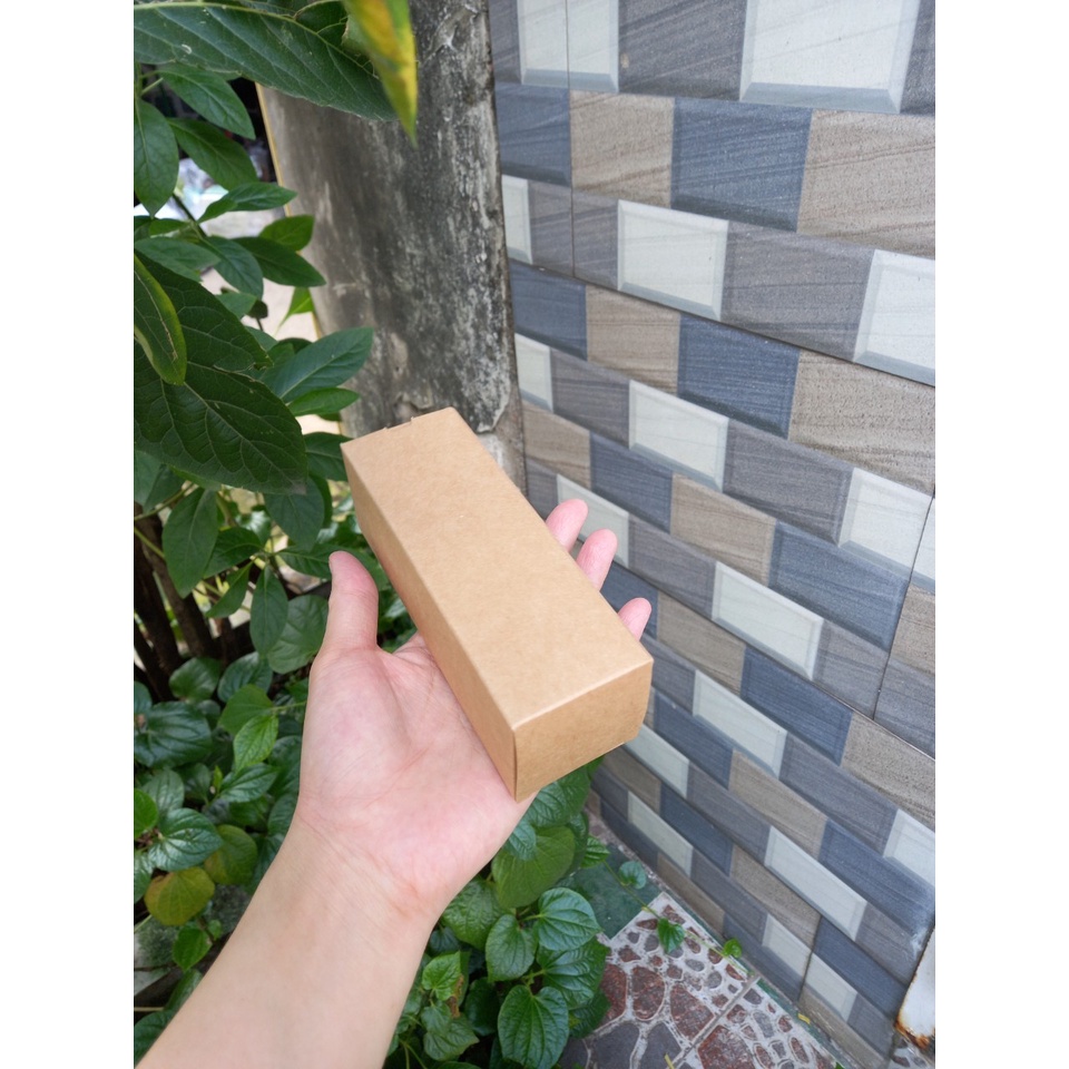 50 cái - Hộp giấy kraft đựng tinh dầu 100ml, chai thủy tinh, nước hoa chiết 100ml - Hộp số 30