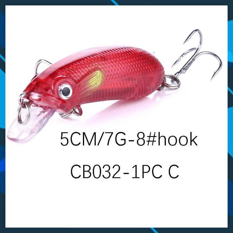 [Chất Lượng] MỒI LURE 3D Chuyên Đồ Câu Lure Dài 5cm nặng 7gr_ LURE _14