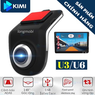 Kimi U3/U6 Camera Hành Trình Cảnh Báo Lệch Làn Tiếng Việt ADAS, Cảnh Báo Va Chạm