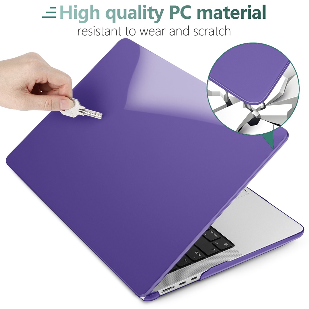 Ốp bảo vệ BATIANDA thích hợp cho MacBook Pro Air 13.6 M2 A2681 A2338 M1 Air13 A2337 A2179 A1932 A1466 A1369 Pro13