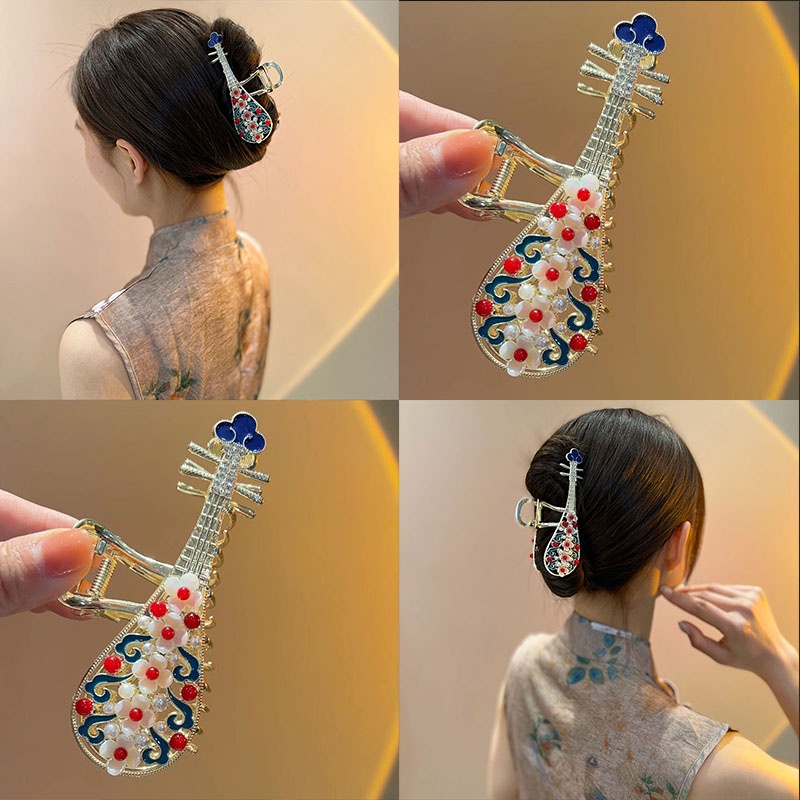 Kẹp Tóc Đính Hạt Ngọc Trai Giả Lấp Lánh Phong Cách Hàn Quốc Cho Nữ