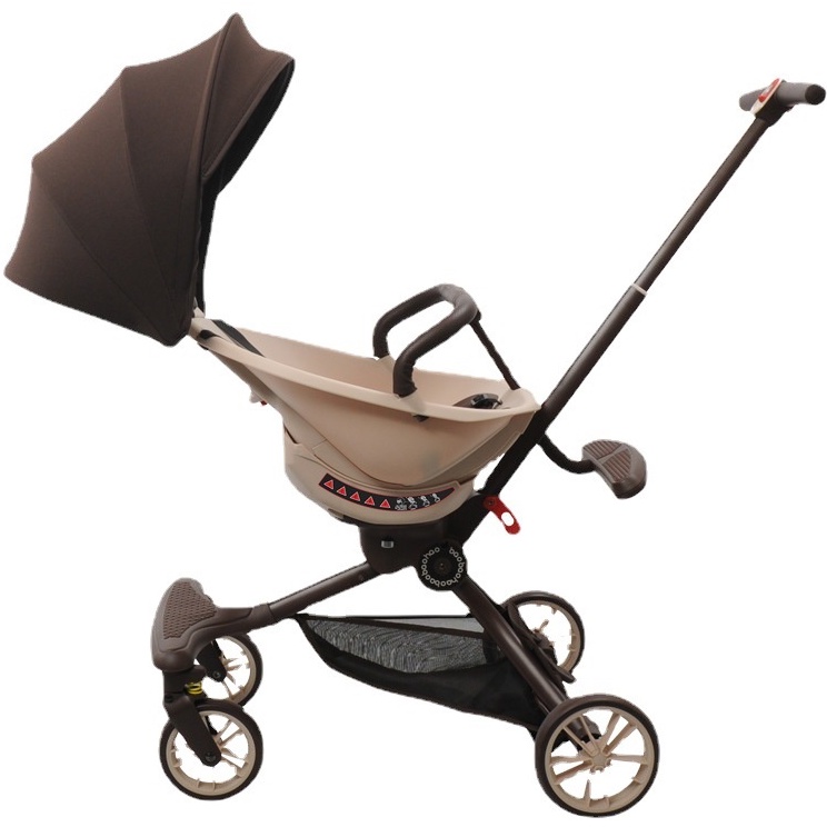 Xe đẩy gấp gọn cao cấp cho bé Baobaohao V18- Xe đẩy 2 chiều chính hãng bảo hành 1 năm có mái vòm nhiều chế độ.