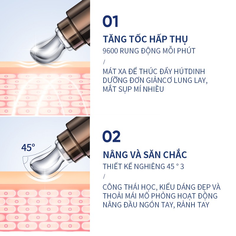 Kem Mắt Baimiss Cải Thiện Lão Hóa Với Đầu Massage Bằng Điện 20ml