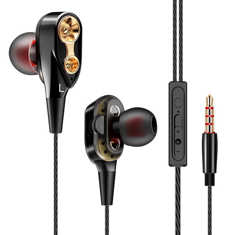 Tai nghe chống ồn có mic ZIYOU CK8 có dây, Full hộp, nghe nhạc chơi game cực đã cho điện thoại
