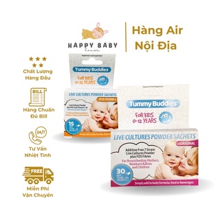 Men vi sinh Tummy Buddies mẫu mới hộp 30 gói