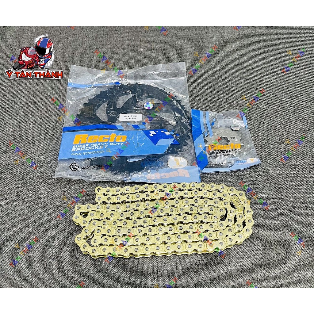 Nhông Sên Đĩa Recto Xe Moto Gsx R150 MS990