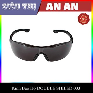 Kính bảo hộ DOUBLE SHILED tròng đen dáng thể thao chắn tia UV chống chói hàng Đài Loan sản xuất 033