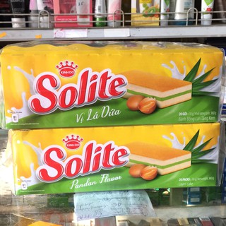 Bánh bông lan Solite 360g (vị lá dứa)
