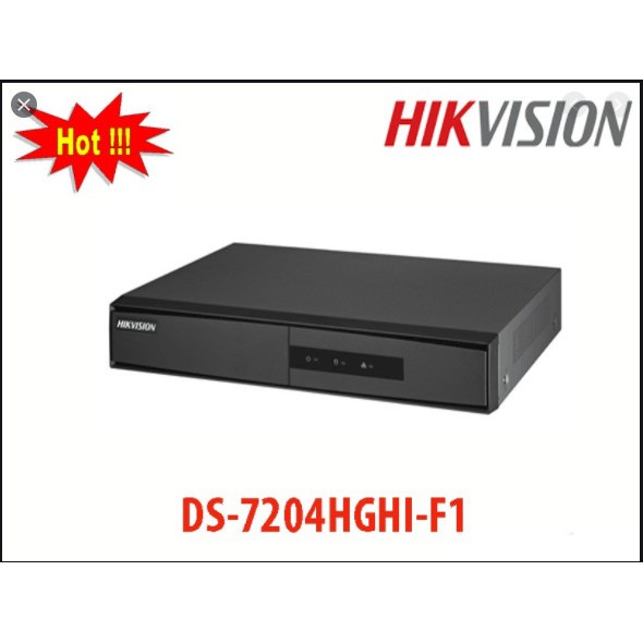 Đầu ghi hình Hikvision 2Mp 4 cổng DS-7204HGHI-F1