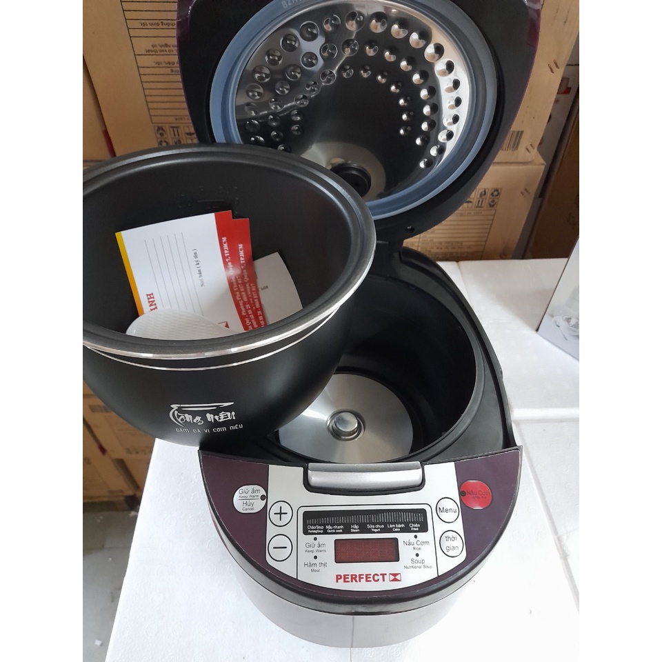 Nồi Cơm Điện Tử Perfect Lòng Kiểu Niêu Perfect C608