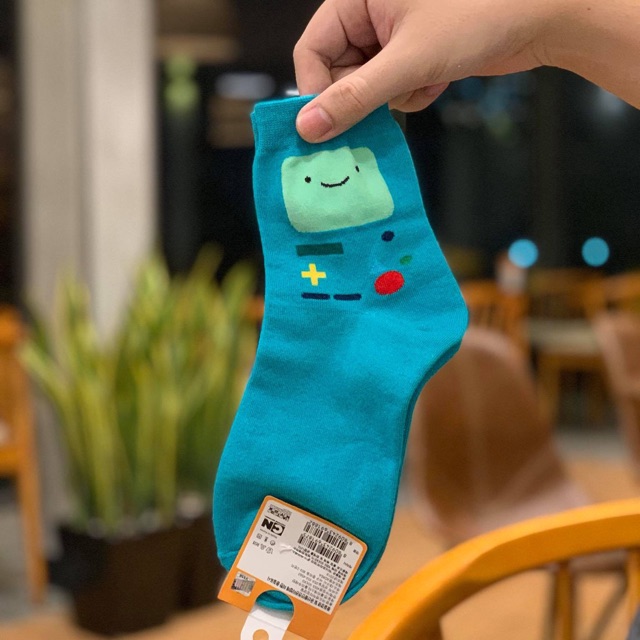 Tất adventure time cao cổ made in korea bmo