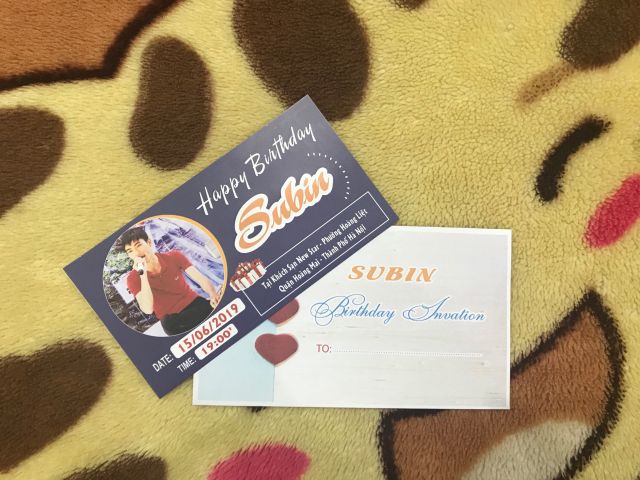Thiệp sinh nhật độc & lạ
